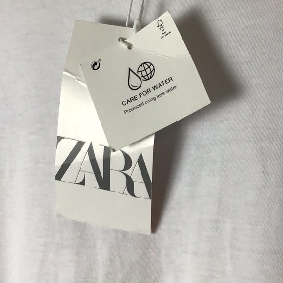 Zara Painted Faces Shirt Sleeve Tee - Picture 6 of 6